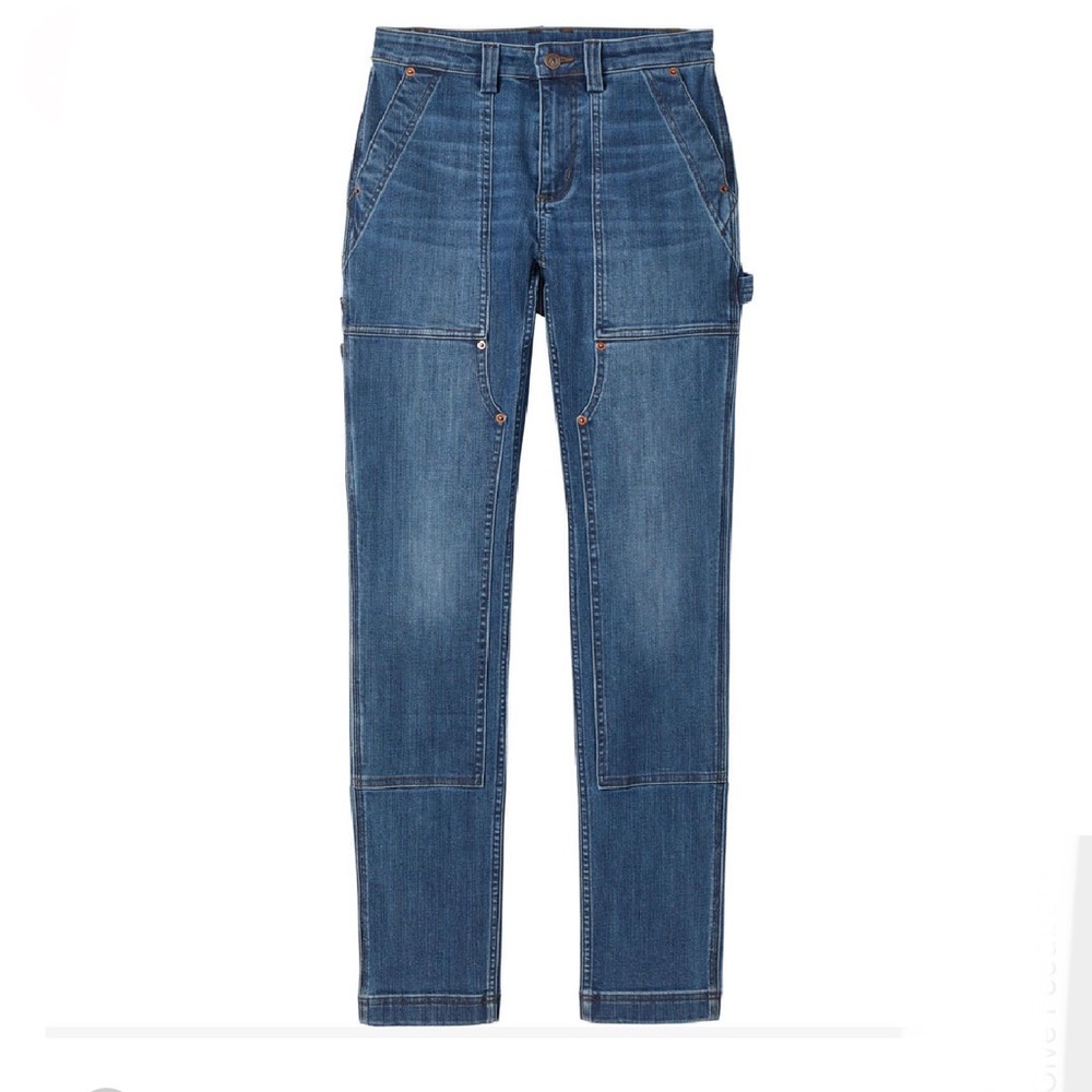 Duluth Double Flex Denim Slim Leg Jeans , 10